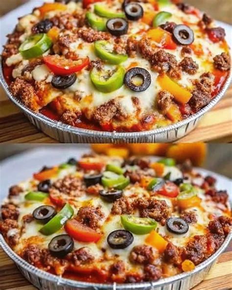 How many sugar are in deep dish pizza casserole - calories, carbs, nutrition
