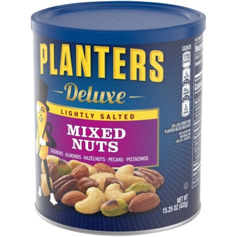 How many sugar are in deluxe mixed nuts (82657.0) - calories, carbs, nutrition