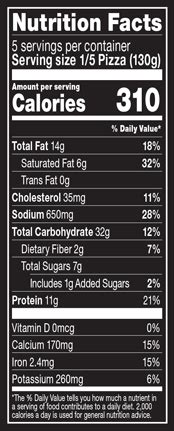 How many sugar are in deluxe pizza - calories, carbs, nutrition
