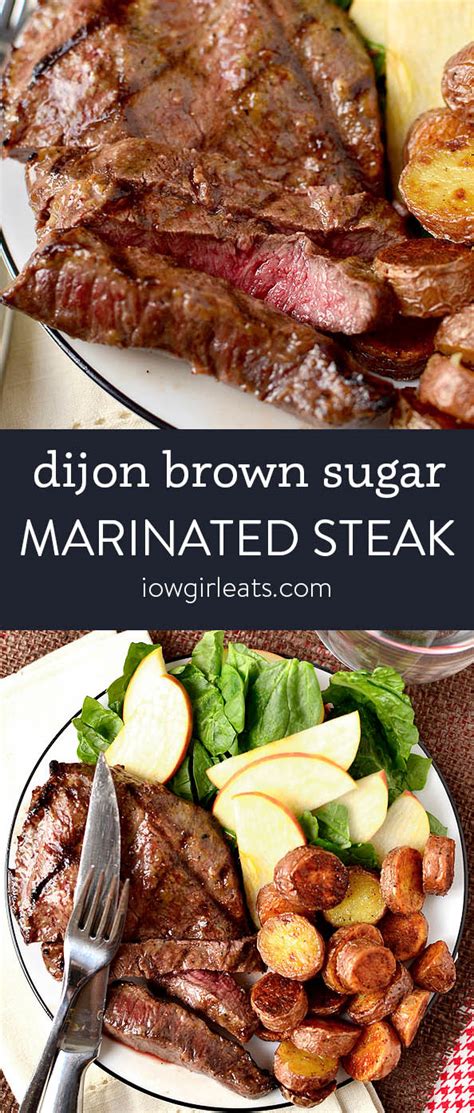 How many sugar are in dijon-herb beef steak - calories, carbs, nutrition