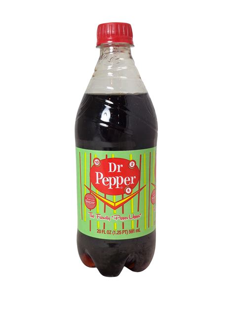 How many sugar are in dr pepper, bottle, 20oz - calories, carbs, nutrition