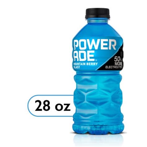 How many sugar are in drink powerade cool blue 20 oz - calories, carbs, nutrition