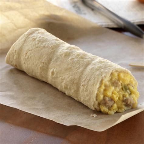 How many sugar are in egg white, turkey sausage cheese burrito - calories, carbs, nutrition