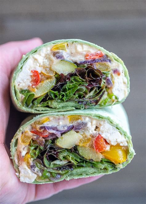 How many sugar are in fall vegetable wrap - calories, carbs, nutrition