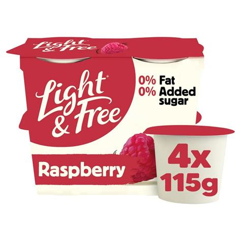 How many sugar are in fat free rasberry & cranberry yogurt - calories, carbs, nutrition