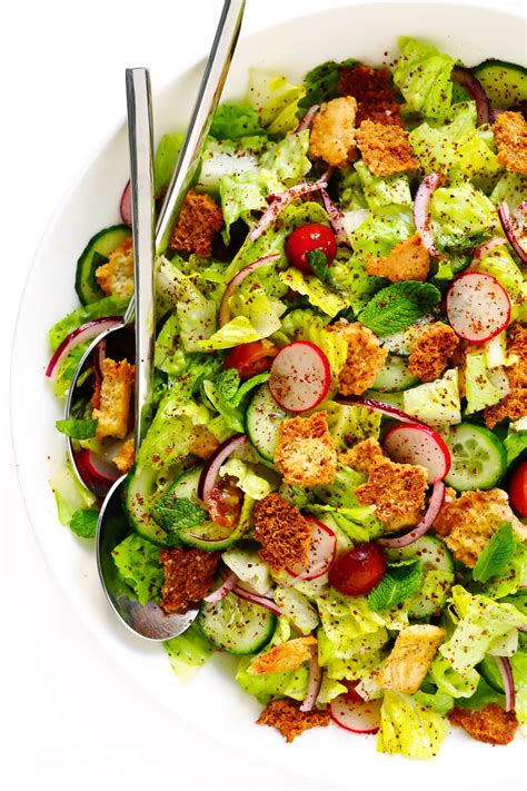 How many sugar are in fattoush salad - calories, carbs, nutrition