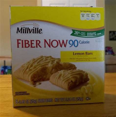 How many sugar are in fiber now bar - calories, carbs, nutrition