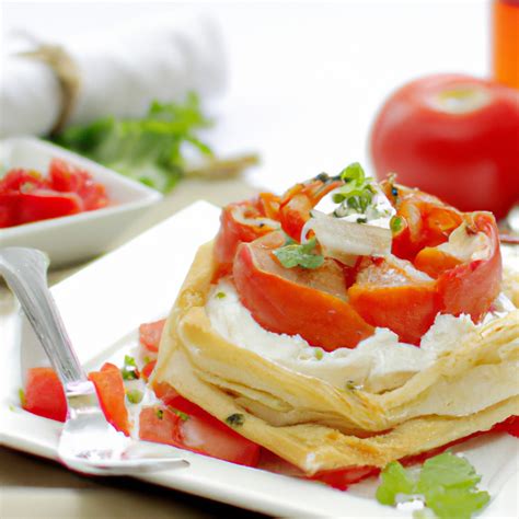 How many sugar are in filo tart with cherry tomatoes, feta and basil - calories, carbs, nutrition