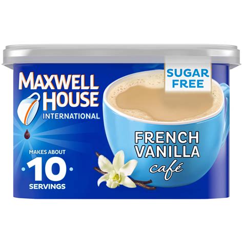 How many sugar are in flavored coffee, french vanilla - calories, carbs, nutrition