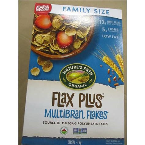 How many sugar are in flax plus multi bran flakes - calories, carbs, nutrition