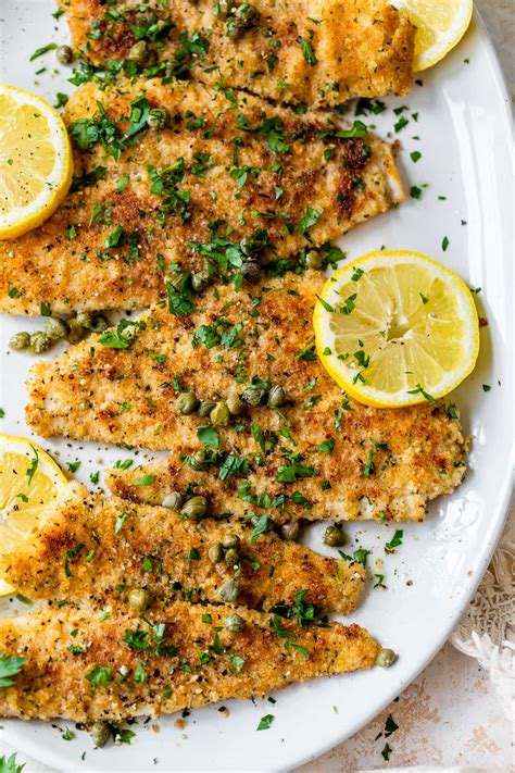 How many sugar are in flounder piccata - calories, carbs, nutrition