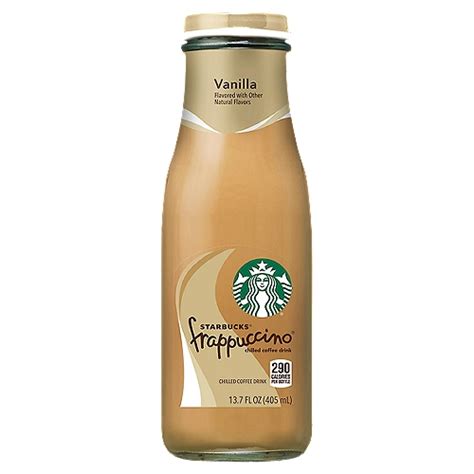 How many sugar are in frappuccino coffee drink vanilla - calories, carbs, nutrition