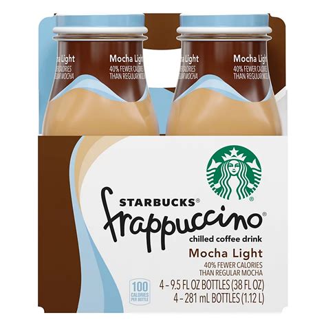 How many sugar are in frappuccino light mocha-bottle - calories, carbs, nutrition