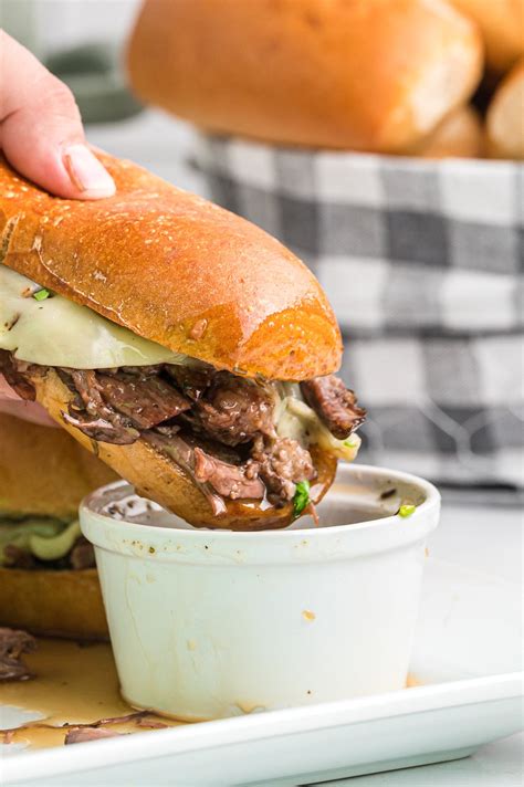 How many sugar are in french dip sandwiches - calories, carbs, nutrition