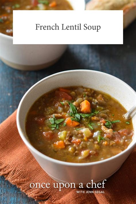 How many sugar are in french lentil soup - calories, carbs, nutrition