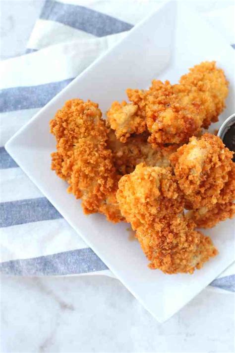 How many sugar are in fried breaded chicken tenders - calories, carbs, nutrition