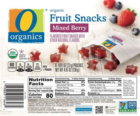 How many sugar are in fruit naturals mixed berries - calories, carbs, nutrition