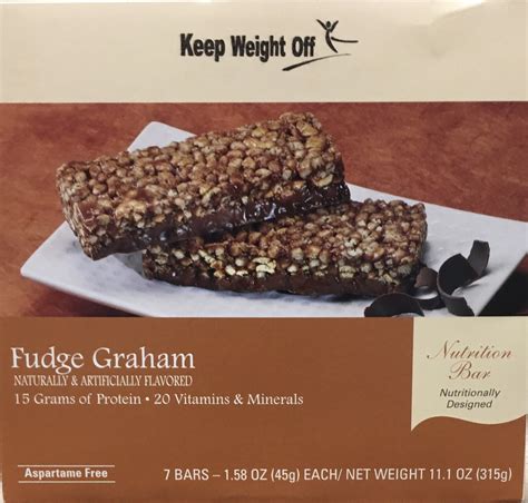 How many sugar are in fudge graham bar - calories, carbs, nutrition