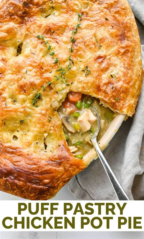 How many sugar are in garden pot pie puff pastry - calories, carbs, nutrition