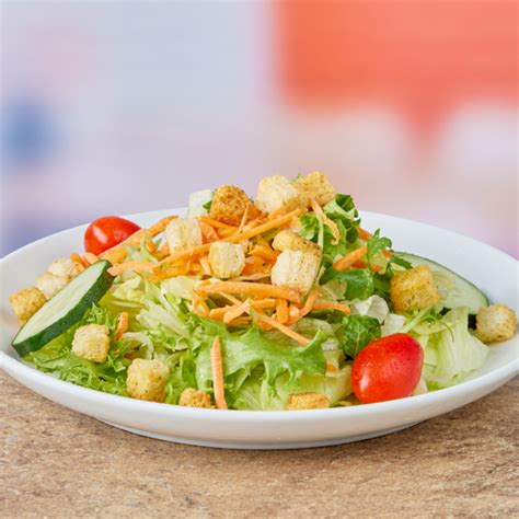 How many sugar are in garden side salad to go - calories, carbs, nutrition