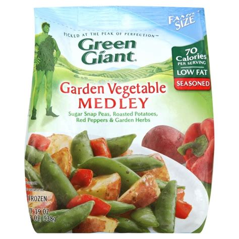How many sugar are in garden vegetable medley - calories, carbs, nutrition