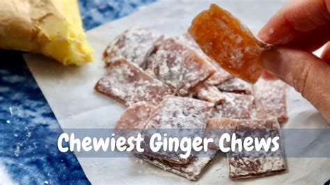 How many sugar are in ginger candy chews - calories, carbs, nutrition