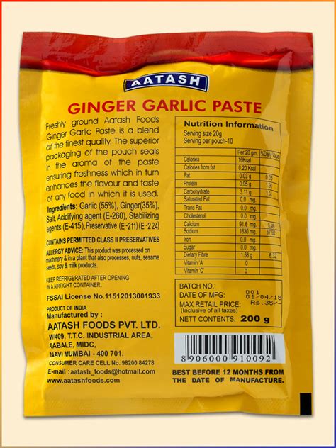 How many sugar are in ginger garlic rolls - calories, carbs, nutrition