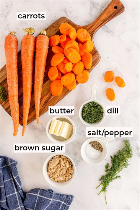 How many sugar are in glazed fresh carrots with dill - calories, carbs, nutrition