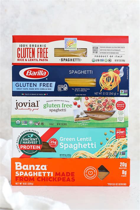 How many sugar are in gluten free spaghetti - calories, carbs, nutrition