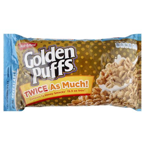 How many sugar are in golden puffs cereal - calories, carbs, nutrition