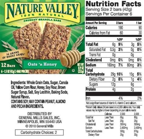 How many sugar are in granola - calories, carbs, nutrition