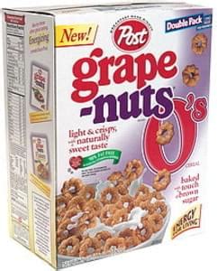 How many sugar are in grape-nuts o's - calories, carbs, nutrition