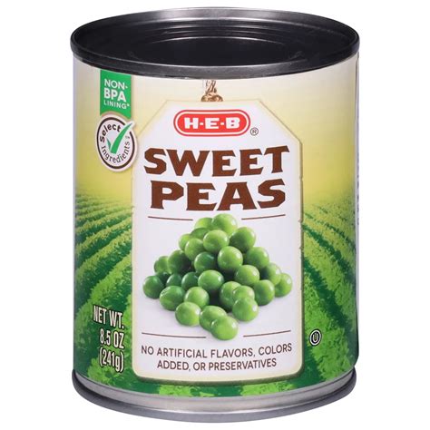 How many sugar are in green peas, canned - calories, carbs, nutrition