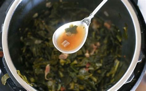 How many sugar are in greens collard pot likker 4 oz - calories, carbs, nutrition