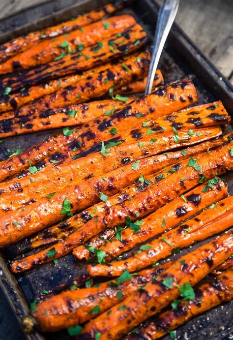 How many sugar are in grilled carrots - calories, carbs, nutrition