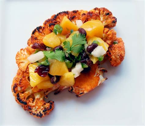 How many sugar are in grilled cauliflower steak (77946.1) - calories, carbs, nutrition