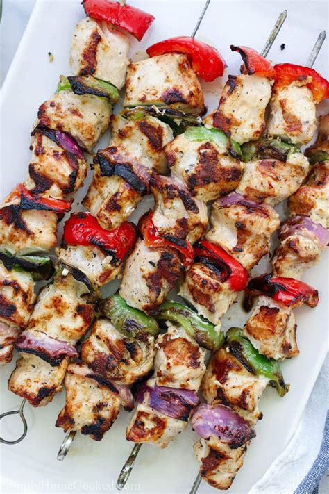 How many sugar are in grilled chicken kabob - calories, carbs, nutrition