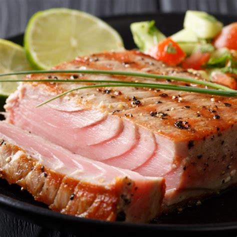 How many sugar are in grilled herbed tuna - calories, carbs, nutrition