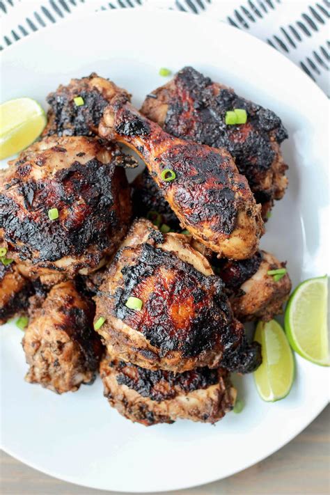 How many sugar are in grilled jerk chicken - calories, carbs, nutrition