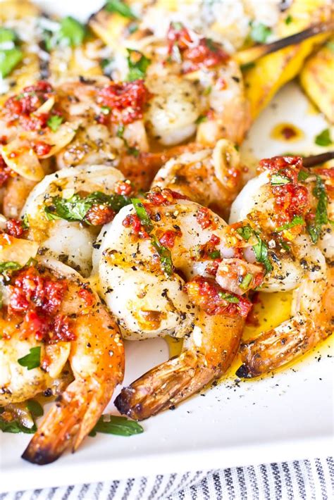 How many sugar are in grilled shrimp spiedini with gremolata - calories, carbs, nutrition