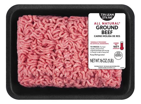 How many sugar are in ground beef 97/3 - calories, carbs, nutrition