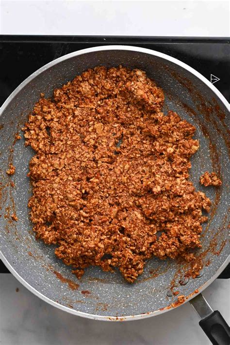 How many sugar are in ground tofu taco meat - calories, carbs, nutrition