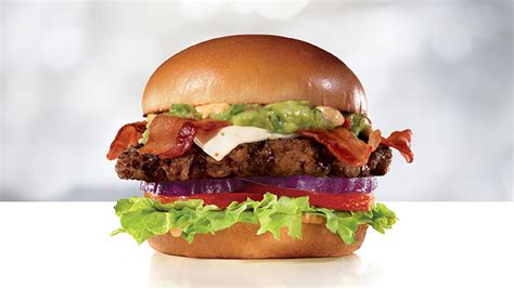How many sugar are in guacamole angus burger - calories, carbs, nutrition