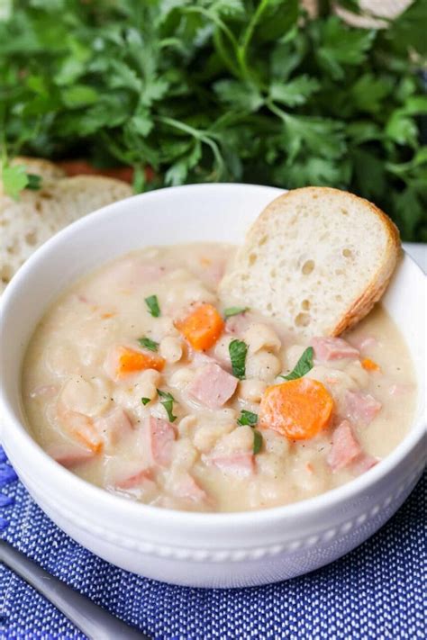 How many sugar are in ham bean soup - calories, carbs, nutrition