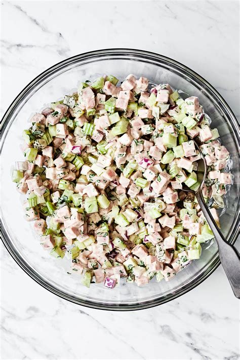 How many sugar are in ham salad - calories, carbs, nutrition