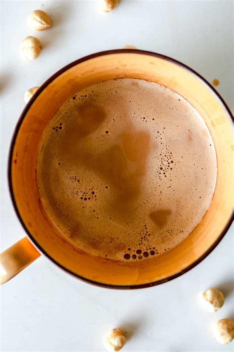 How many sugar are in hazelnut coffee - calories, carbs, nutrition