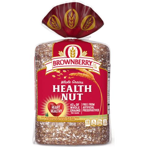 How many sugar are in health nut bread - calories, carbs, nutrition