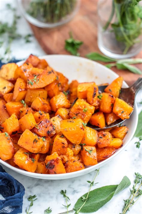 How many sugar are in herb roasted butternut squash & leeks - calories, carbs, nutrition