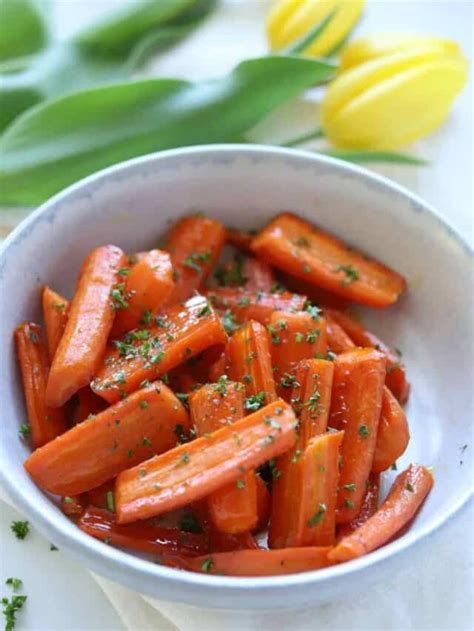 How many sugar are in honey lavander glazed parisian carrots - calories, carbs, nutrition