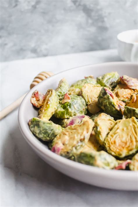 How many sugar are in honey mustard glazed brussels sprouts - calories, carbs, nutrition